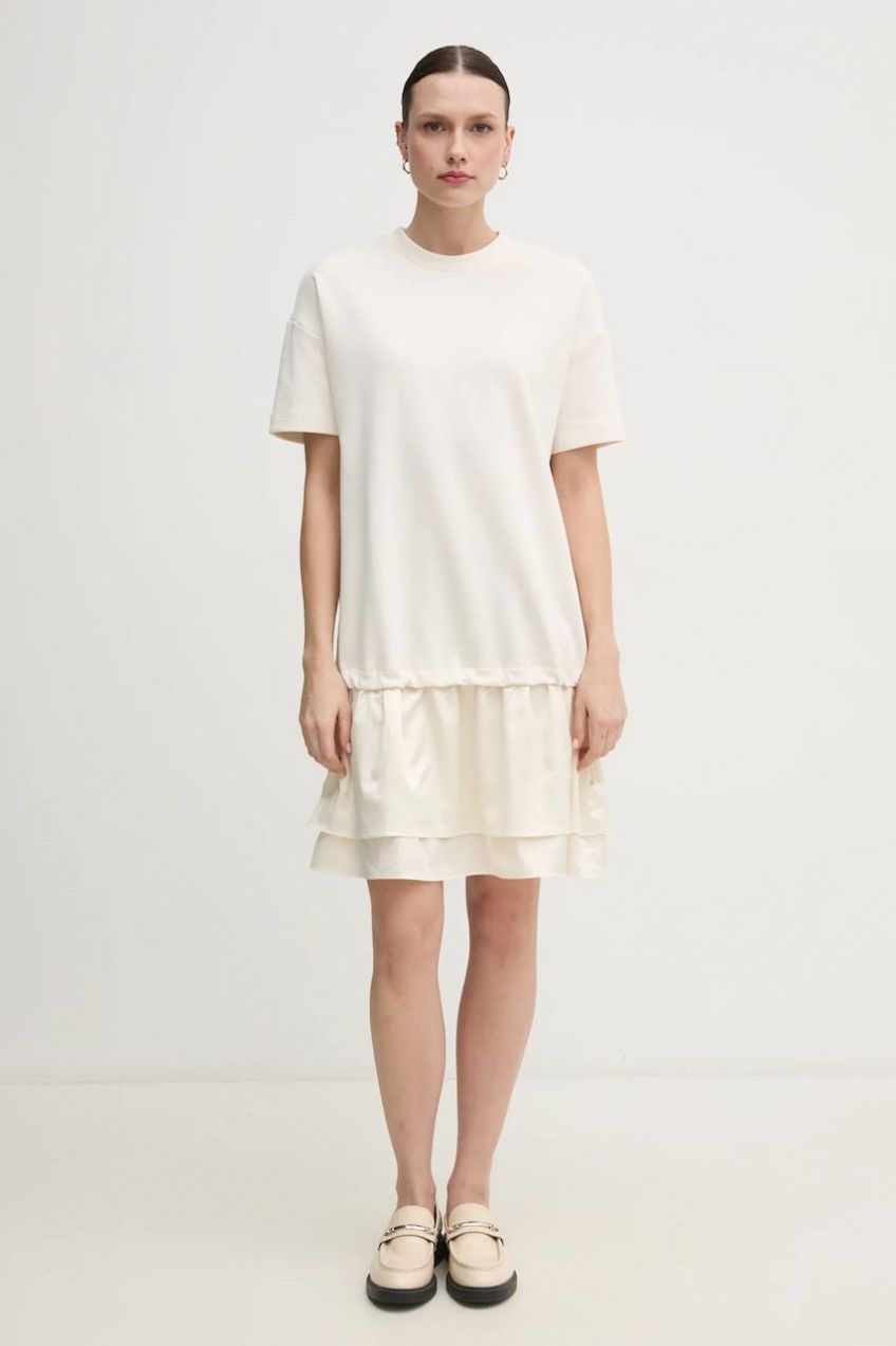 Šaty Joop! béžová farba, mini, oversize, 30046247