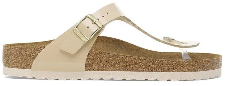 Šľapky Birkenstock Gizeh dámske, béžová farba, na plochom podpätku, 1013076
