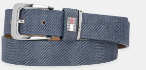 Kožený opasok Tommy Jeans dámsky, AW0AW17393
