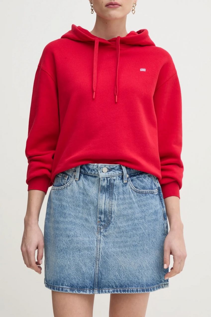 Sukňa Tommy Hilfiger mini, rovný strih, WW0WW44392