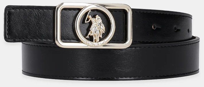 Opasok U.S. Polo Assn. Gardena dámsky, čierna farba, AEUGC2637WAJ