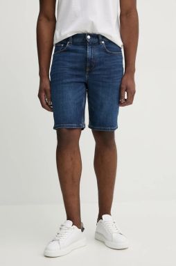 Šortky Tommy Hilfiger pánske, tmavomodrá farba, MW0MW39196
