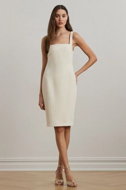 Šaty Lauren Ralph Lauren béžová farba, mini, priliehavá, 253963610
