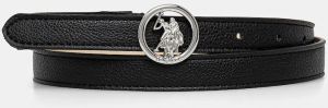 Opasok U.S. Polo Assn. Gardena dámsky, čierna farba, AEUGC2636WB4