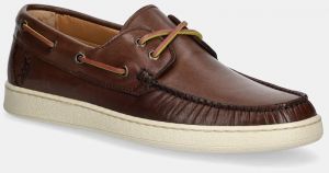 Kožené mokasíny U.S. Polo Assn.  MIGUEL pánske, hnedá farba,  MIGUEL001M/5L1