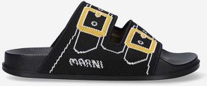 Šľapky Marni Sandal SAMR003802.P4547-POMARA, pánske, čierna farba