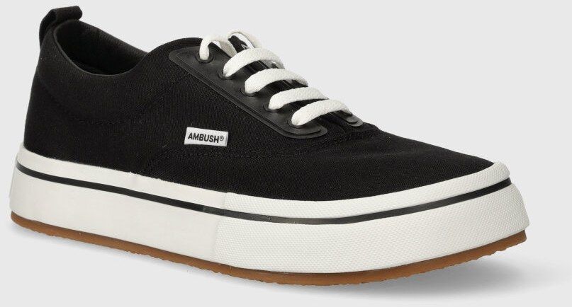 Tenisky AMBUSH Vulcanized Lace Up Canvas pánske, čierna farba, BMIA012S24FAB