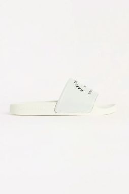 Šľapky Karl Lagerfeld KONDO 2.0 dámske, biela farba, KL80908A
