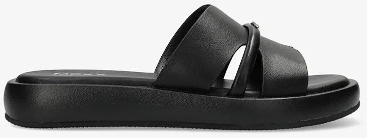 Šľapky Mexx LOTUS II PACHA dámske, čierna farba, na platforme, MI001602251W
