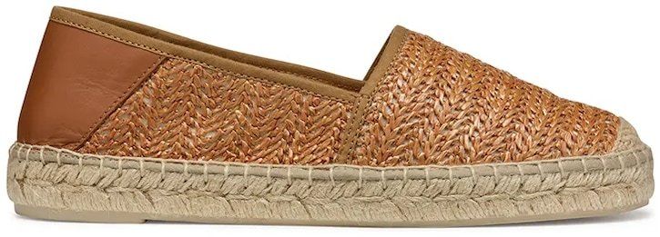 Espadrilky Geox D LAMPEDUSA hnedá farba, D46V0A 02MLM C5006