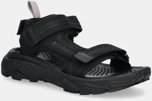 Nubukové sandále Columbia PEAKFREAK RUSH dámske, čierna farba, 2121261