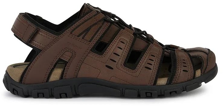 Sandále Geox UOMO SANDAL STRADA pánske, hnedá farba, U4524C 000ME C6006