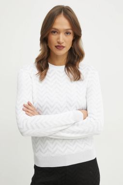 Sveter Missoni dámsky, biela farba, tenký, DS25SN09.BK044U