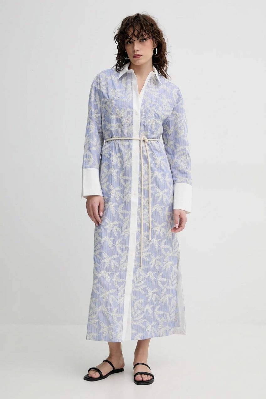 Bavlnené šaty MUNTHE FILIRA maxi, oversize, 251134625136