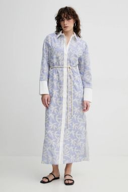 Bavlnené šaty MUNTHE FILIRA maxi, oversize, 251134625136