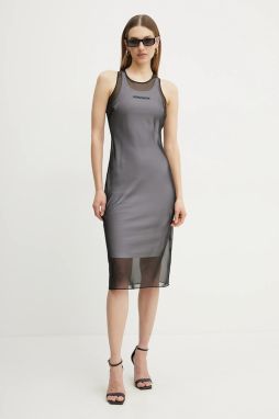 Šaty Patrizia Pepe čierna farba, mini, priliehavé, 2A2925 A580