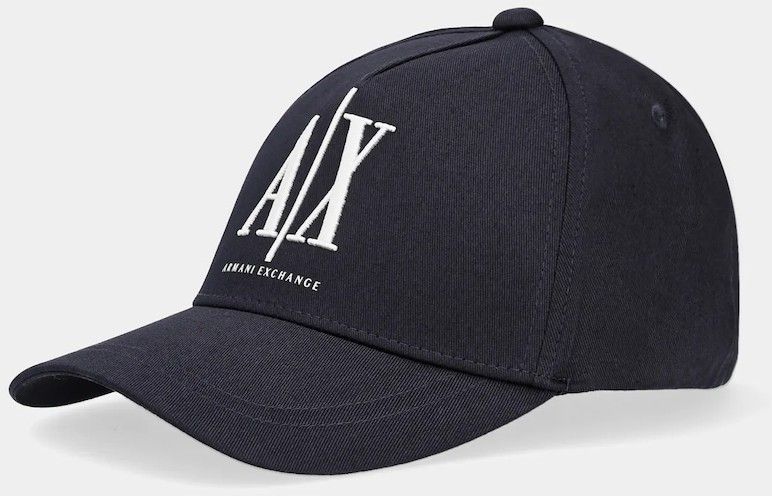 Bavlnená šiltovka Armani Exchange čierna farba, s nášivkou, XM000811 AF13343