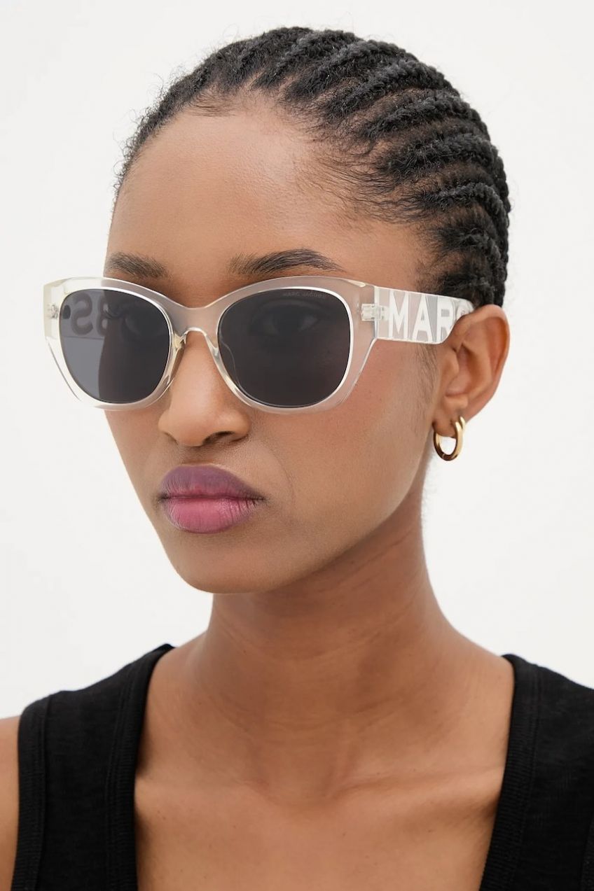 Okuliare Marc Jacobs dámske, biela farba, MARC 807/S