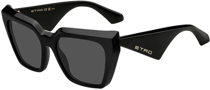 Okuliare Etro dámske, čierna farba, ETRO 0096/G/S