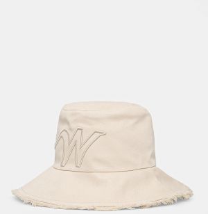 Bavlnený klobúk Weekend Max Mara béžová farba, bavlnený, 2515571035600