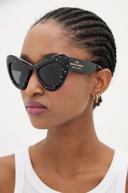 Okuliare Marc Jacobs dámske, čierna farba, MARC 798/S STR
