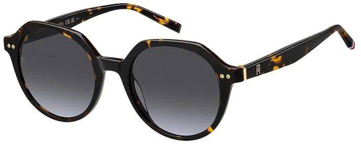 Okuliare Tommy Hilfiger dámske, čierna farba, TH 2212/S