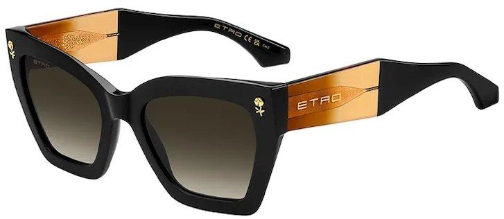 Okuliare Etro dámske, čierna farba, ETRO 0090/S