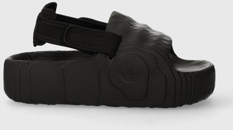 Sandále adidas Originals Adilette 22 XLG čierna farba, na platforme, IE5649