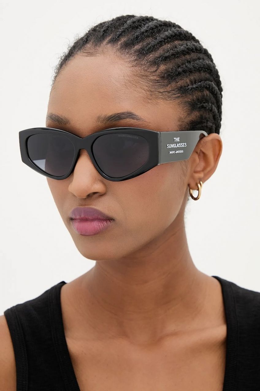 Okuliare Marc Jacobs dámske, čierna farba, MARC 803/S