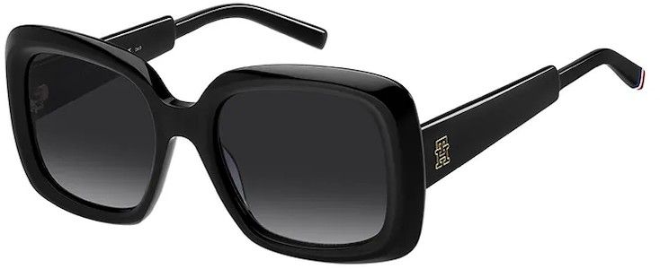 Okuliare Tommy Hilfiger dámske, čierna farba, TH 2208/S