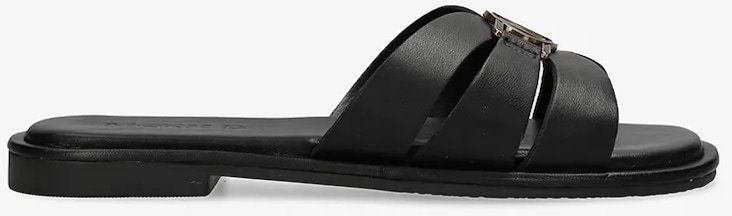Kožené šľapky Mexx RAMA PARROT dámske, čierna farba, MI001606351W-01