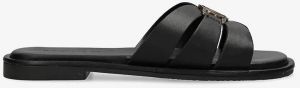Kožené šľapky Mexx RAMA PARROT dámske, čierna farba, MI001606351W-01
