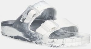 Šľapky Birkenstock Arizona EVA Metallic dámske, biela farba, 1029660