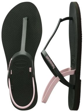 Sandále Havaianas YOU PARATY RJ dámske, zelená farba, 4148985.4896