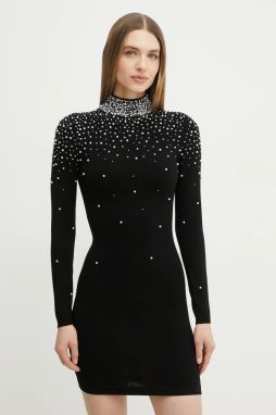 Šaty Marciano Guess PIXIE čierna farba, mini, priliehavé, 5RGK35 5015Z