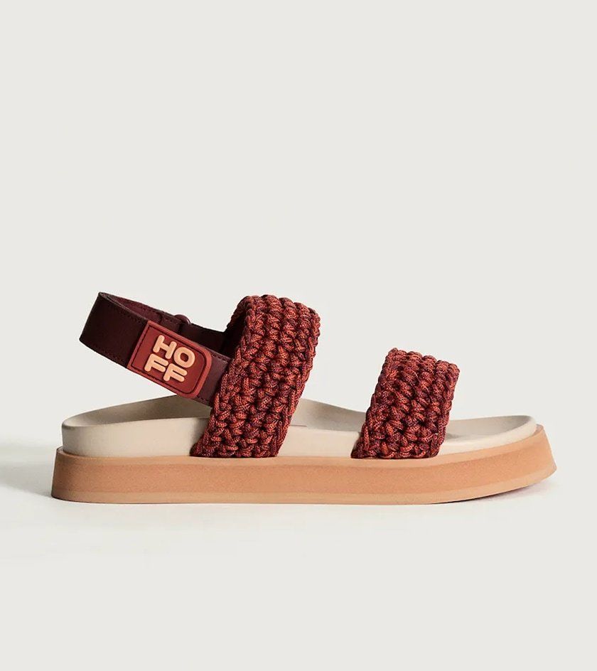 Sandále Hoff GALDANA TERRACOTA dámske, bordová farba, 12447003 GALDANA