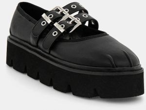Baleríny Buffalo Darya Mary Ts čierna farba, 1620036-BLK