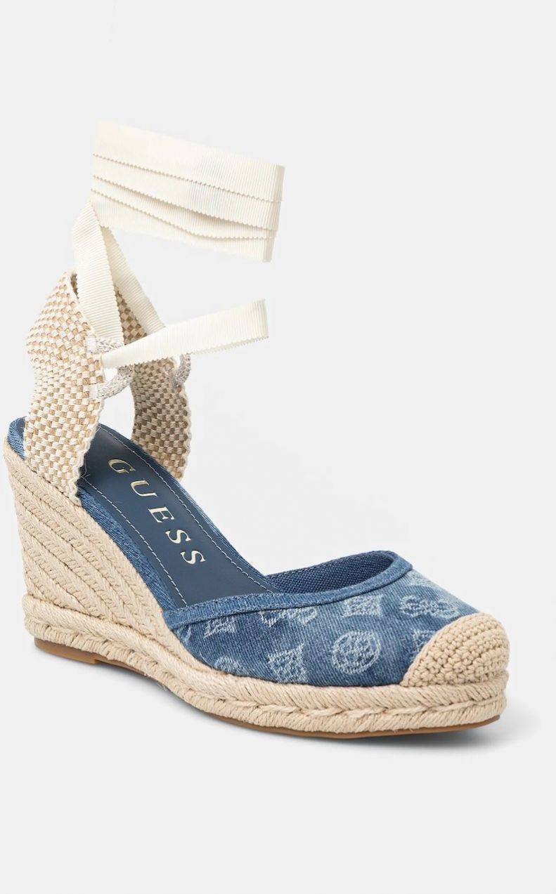 Espadrilky Guess CYRENA na kline, FLJCYR DEN04