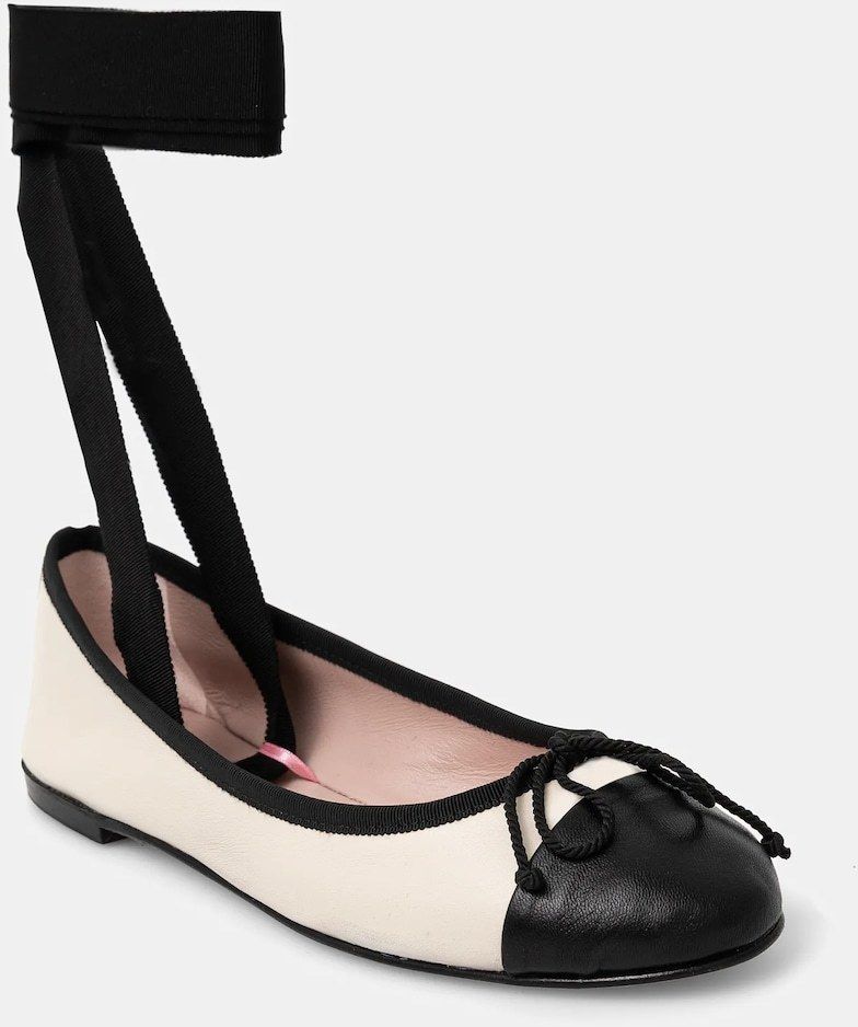 Kožené balerínky Pretty Ballerinas Nicole béžová farba, 52067_A