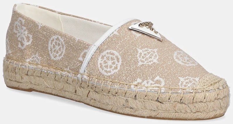 Espadrilky Guess JOLANDON béžová farba, FLJDNN FAL14