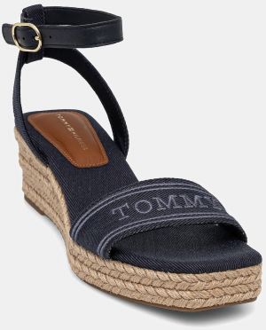 Sandále Tommy Hilfiger TOMMY HILFIGER ESPAD MID WEDGE tmavomodrá farba, FW0FW08805