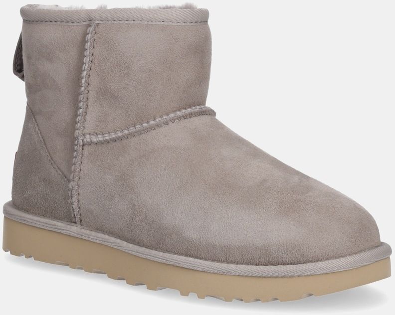 Semišové snehule UGG Classic Mini II šedá farba, 1016222-CPF