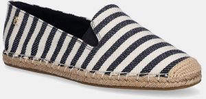 Espadrilky Tommy Hilfiger NAUTICAL STRIPE ESPADRILLE tmavomodrá farba, FW0FW08653