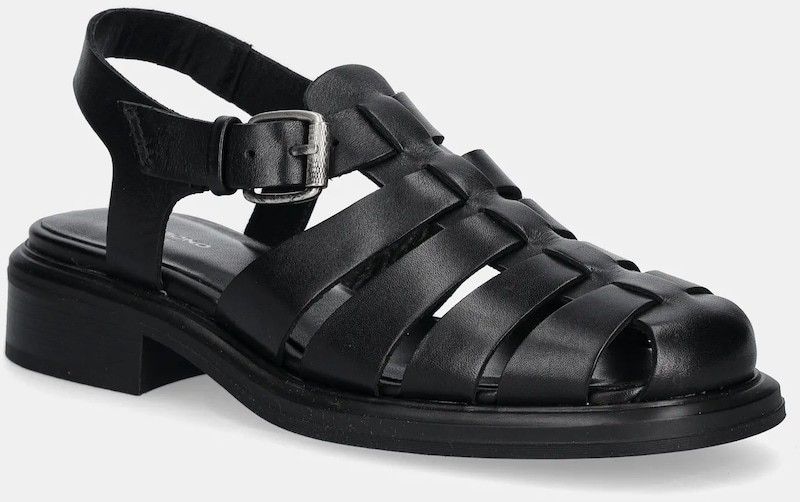 Kožené sandále Vagabond Shoemakers ELLIS dámske, čierna farba, 5930-101-20