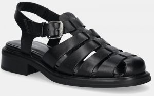 Kožené sandále Vagabond Shoemakers ELLIS dámske, čierna farba, 5930-101-20