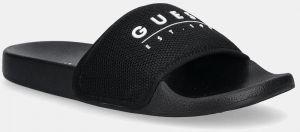 Šľapky Guess TOKYOM pánske, čierna farba, FMJTOM FAB19