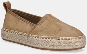 Semišové espadrilky Michael Kors Elias béžová farba, 42S5ELFP1S.297