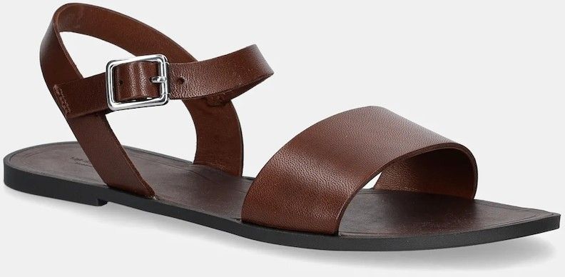 Kožené sandále Vagabond Shoemakers TIA 2.0 dámske, hnedá farba, 5931-101-27
