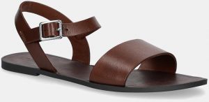 Kožené sandále Vagabond Shoemakers TIA 2.0 dámske, hnedá farba, 5931-101-27