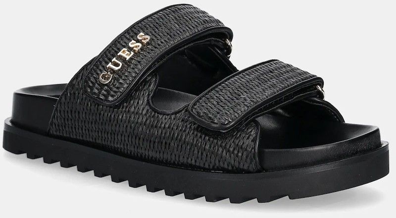 Šlapky Guess FADELIZE dámske, čierna farba, FLJFDE FAP19